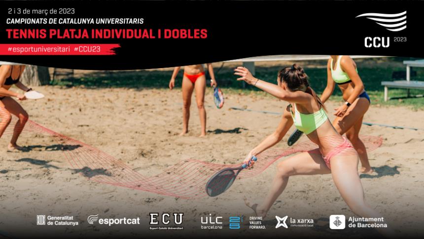 Inscriu-te al CCU23 de Tennis Platja!